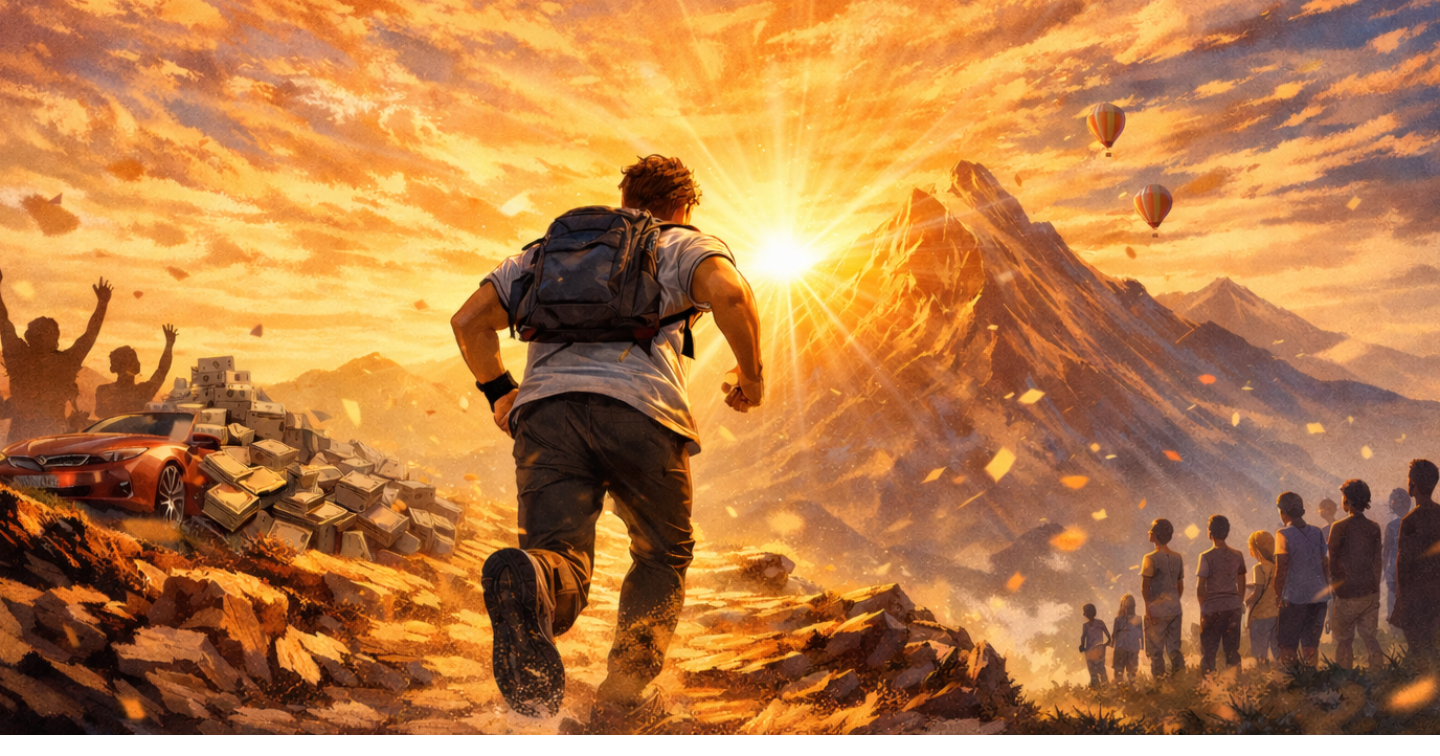 『ワクワクしながら、最後まで走れ。』
挑戦し続ける人間だけが見る景色