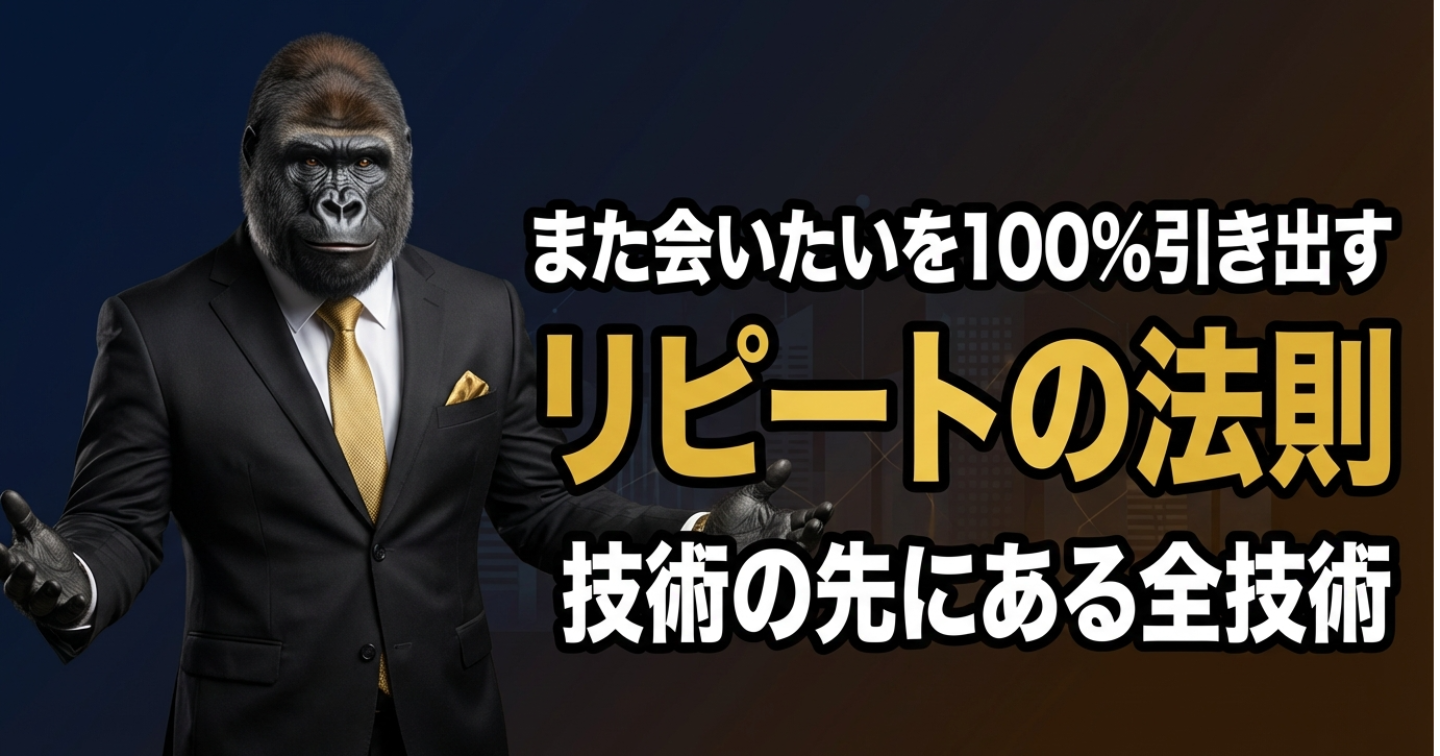 ゴリ式 リピートされる男の法則