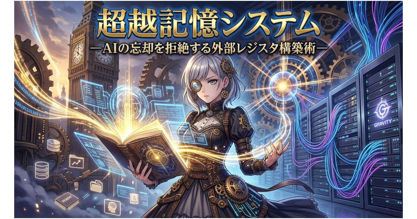 超越記憶システム―AIの忘却を拒絶する外部レジスタ構築術―