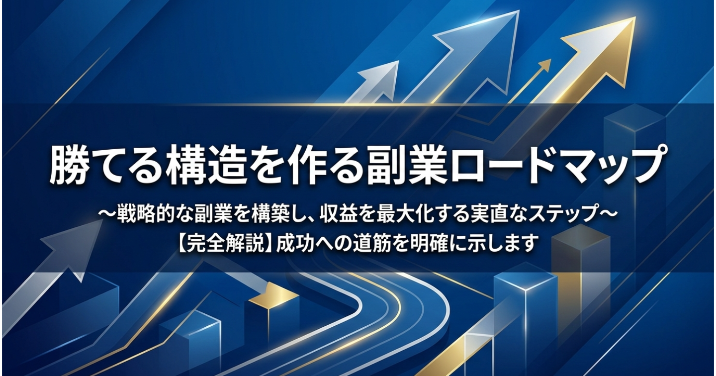 勝てる構造を作る副業ロードマップ