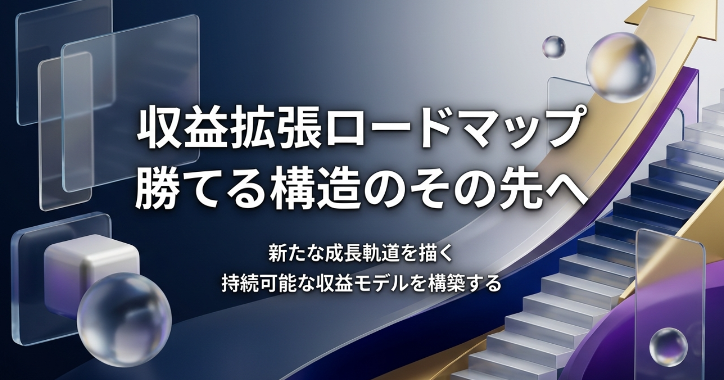 収益拡張ロードマップ
勝てる構造のその先へ