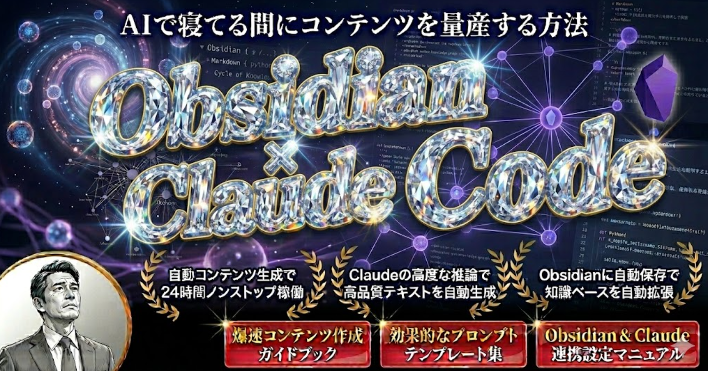 AIで寝てる間にコンテンツを量産する方法【Obsidian × Claude Code完全攻略】