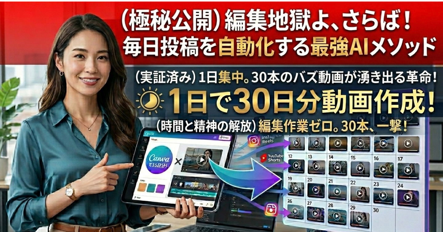 Canva と Vrew2つの爆速大量ショート動画生成徹底ガイド!!〜コーヒー1杯分ワンコインで２つの裏技お伝えします。