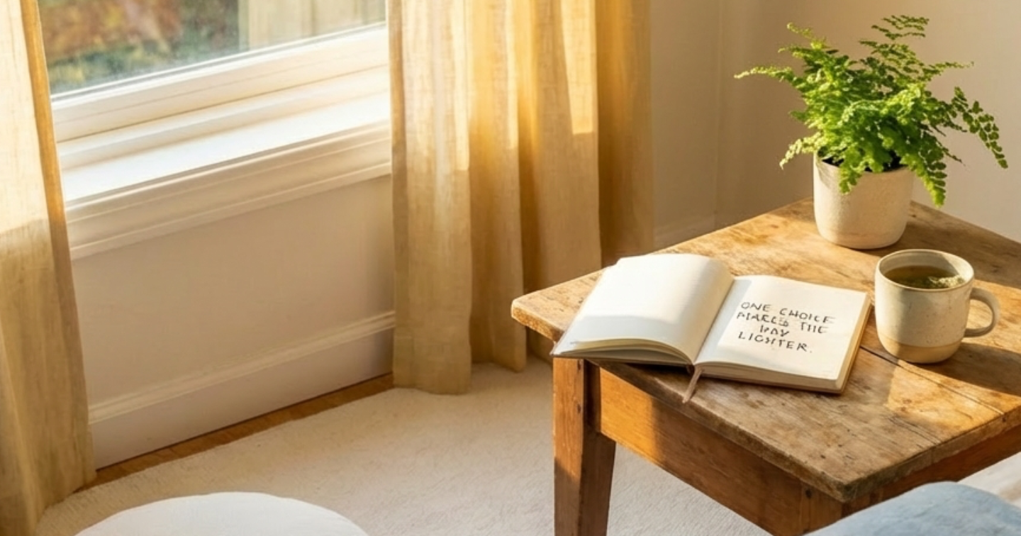 朝のひとつの選択で 1日が軽くなる