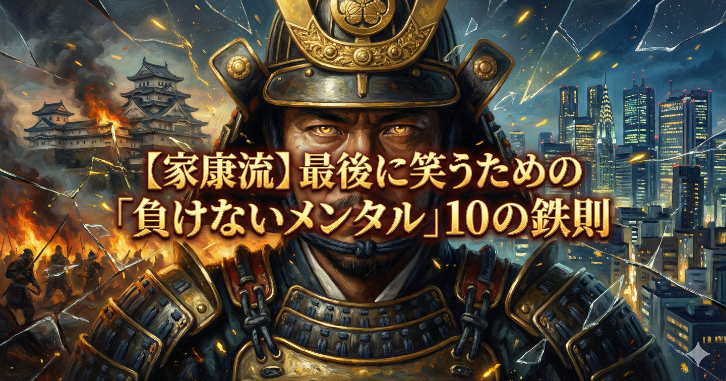 【家康流】最後に笑うための「負けないメンタル」10の鉄則