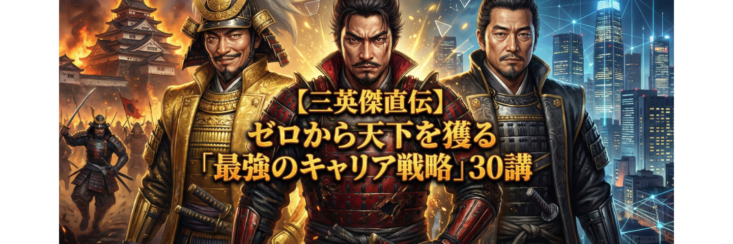 【三英傑直伝】ゼロから天下を獲る「最強のキャリア戦略」30講