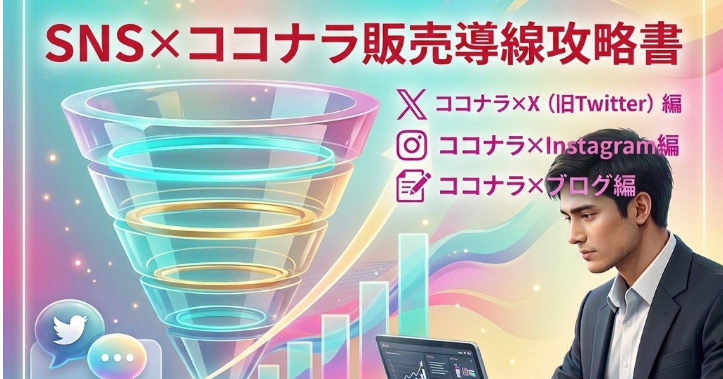 ココナラ×SNS連動で指名買いを作る販売導線戦略書｜3大媒体完全攻略