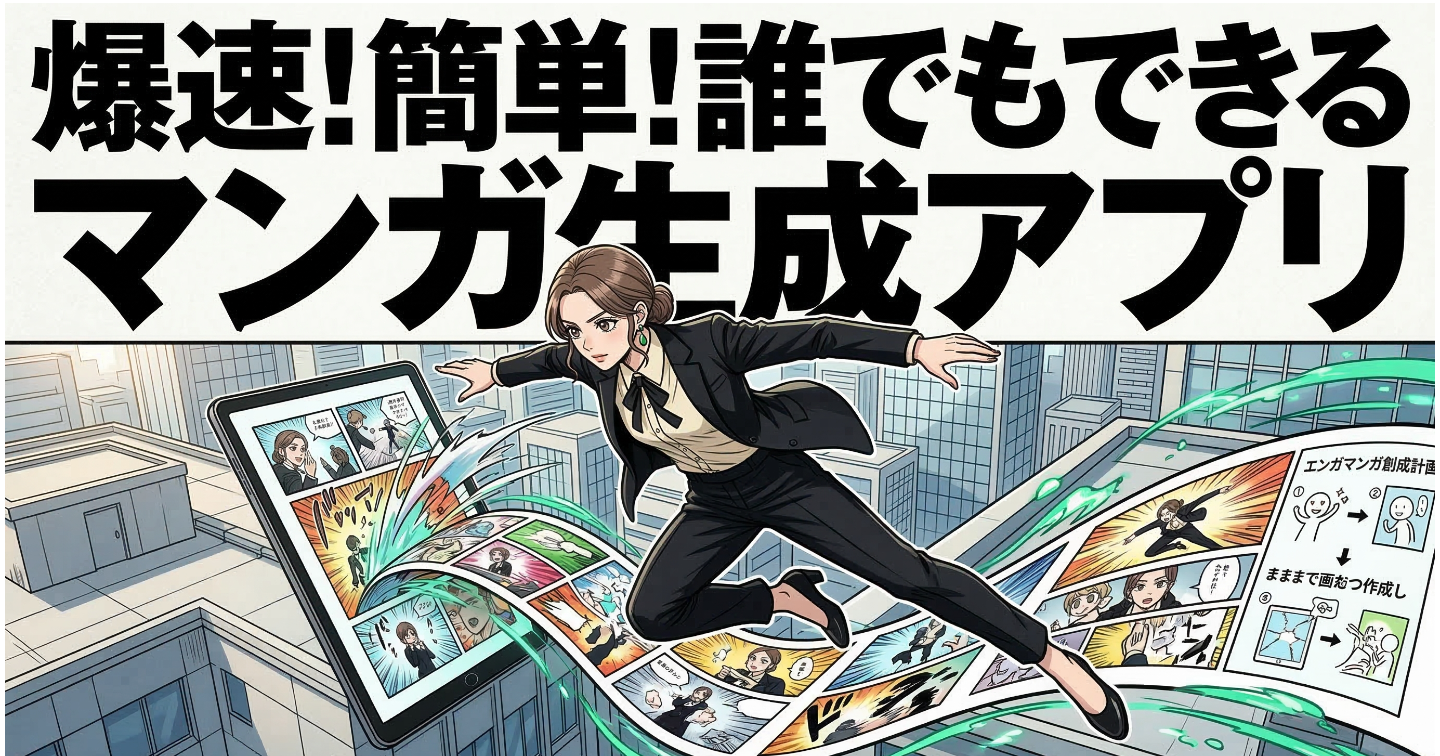 選ぶだけ。 爆速・簡単・ノンストレスのAI画像生成革命【マンガ生成のみ】