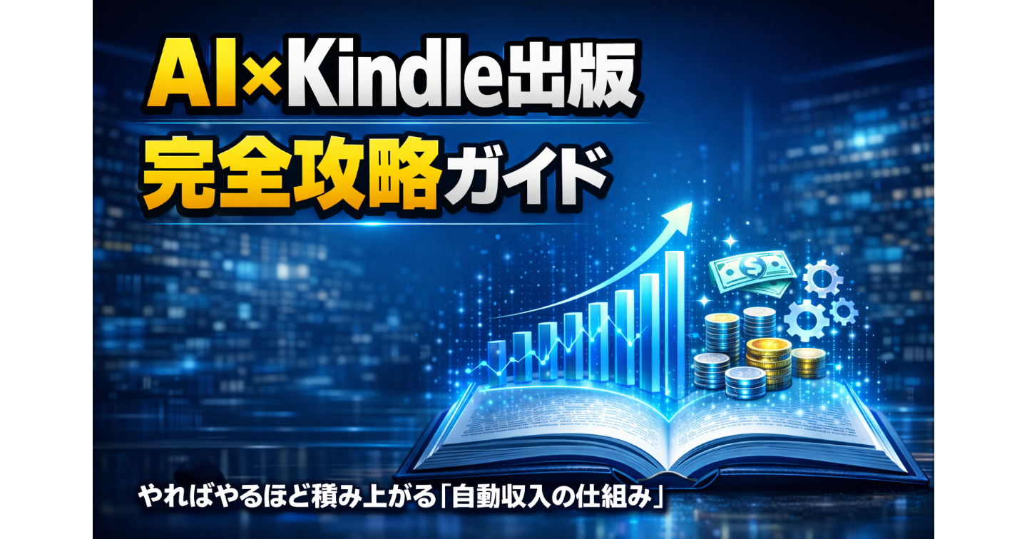 AIで「売れる資産」を作る：DALL-E 3×Kindle出版の完全攻略ガイド