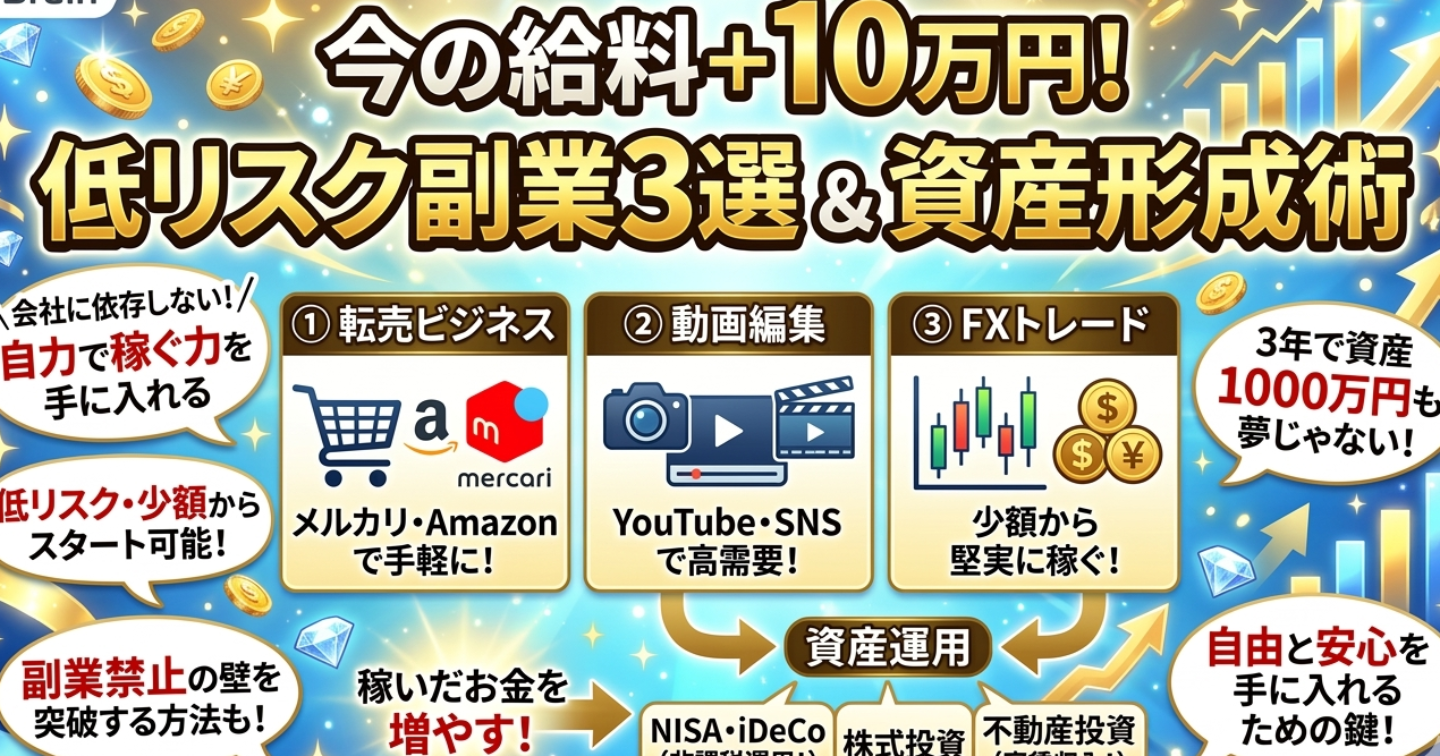 経済的自由への完全ロードマップ：低リスク副業から資産1000万円を築く全技術