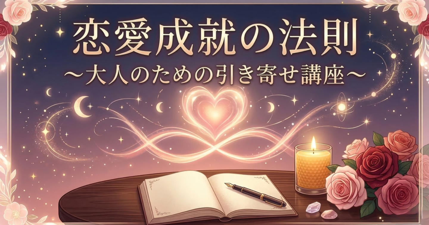恋愛成就の法則〜大人のための引き寄せ講座〜