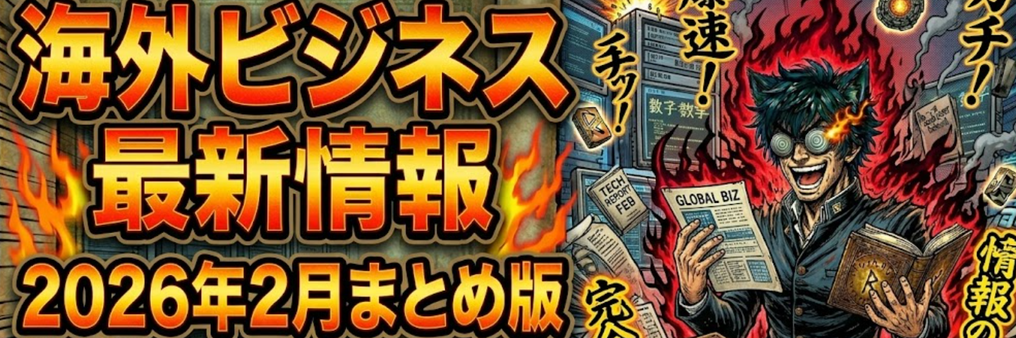 📌【最新2026年海外情報2月版】