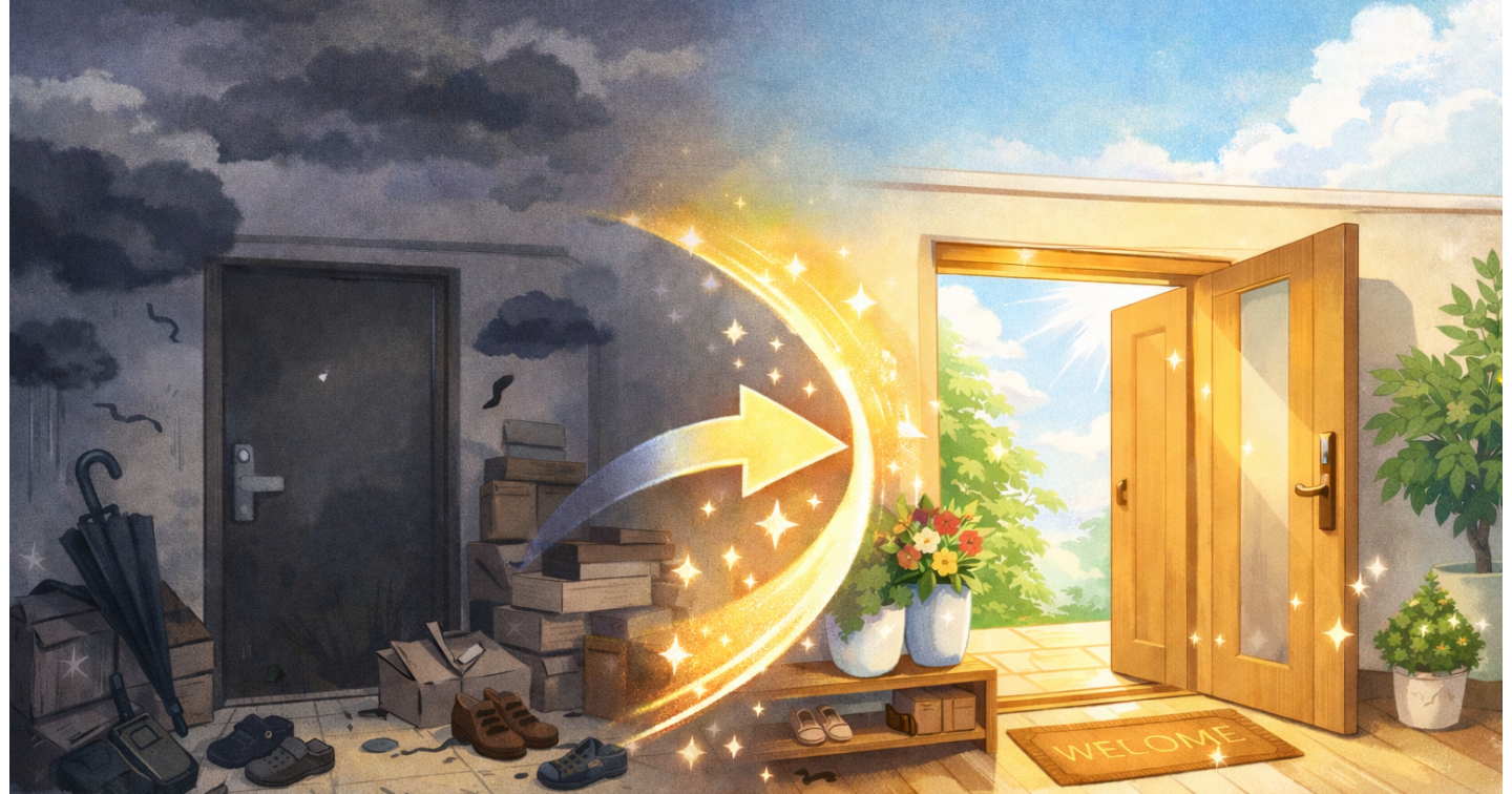 玄関が重い家のサイン：運の入口を軽くする