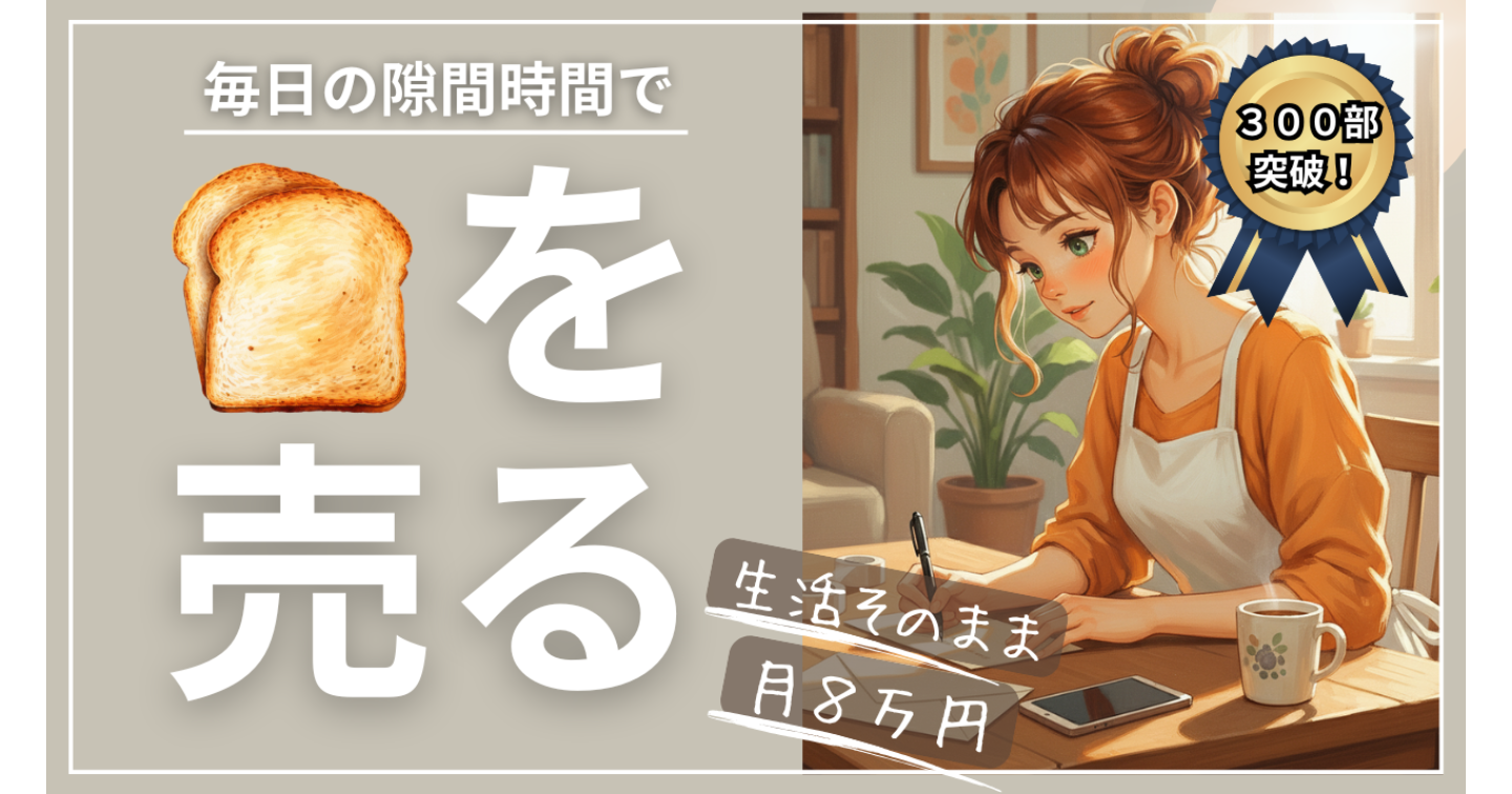 【３００部突破！！】🍞を売る