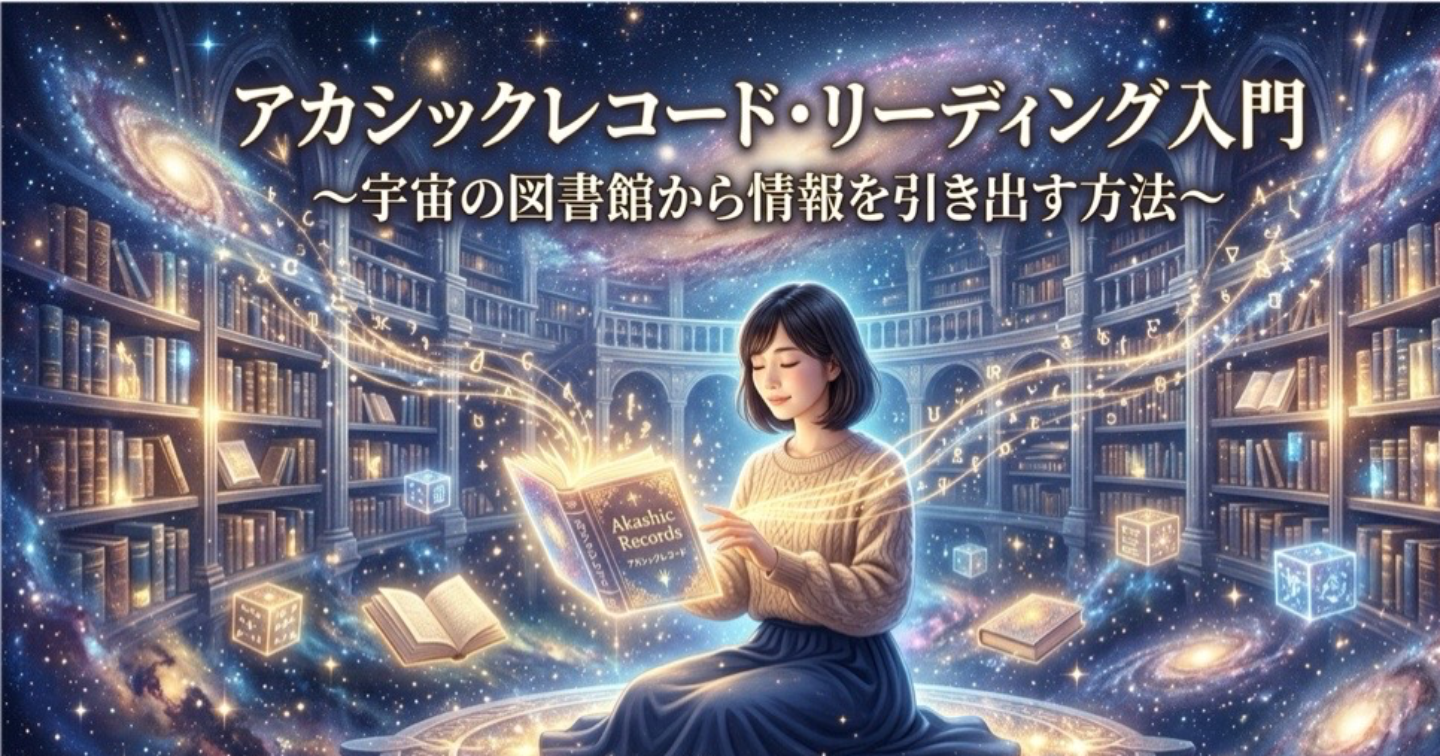 アカシックレコード・リーディング入門：宇宙の図書館から情報を引き出す方法