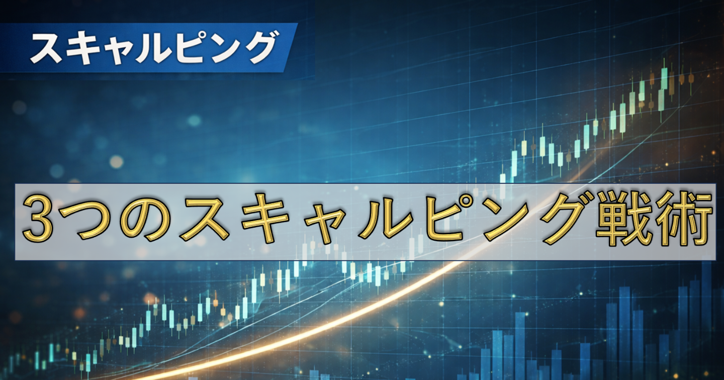 3つのスキャルピング戦術（MA×水平線×ローソク足を徹底解説）