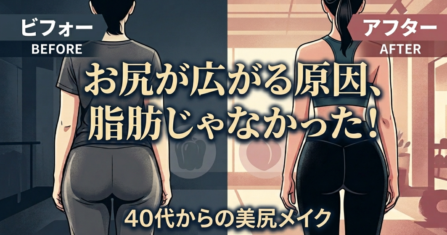 そのお尻、脂肪が原因じゃないかも