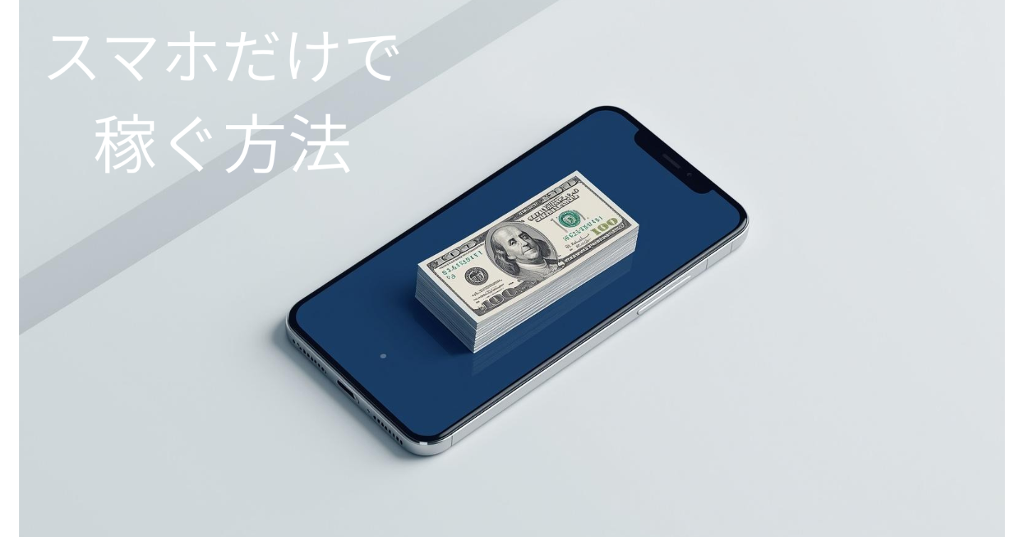 【スマホだけ副業】知識ゼロでも月１万円を作るシンプルな方法
