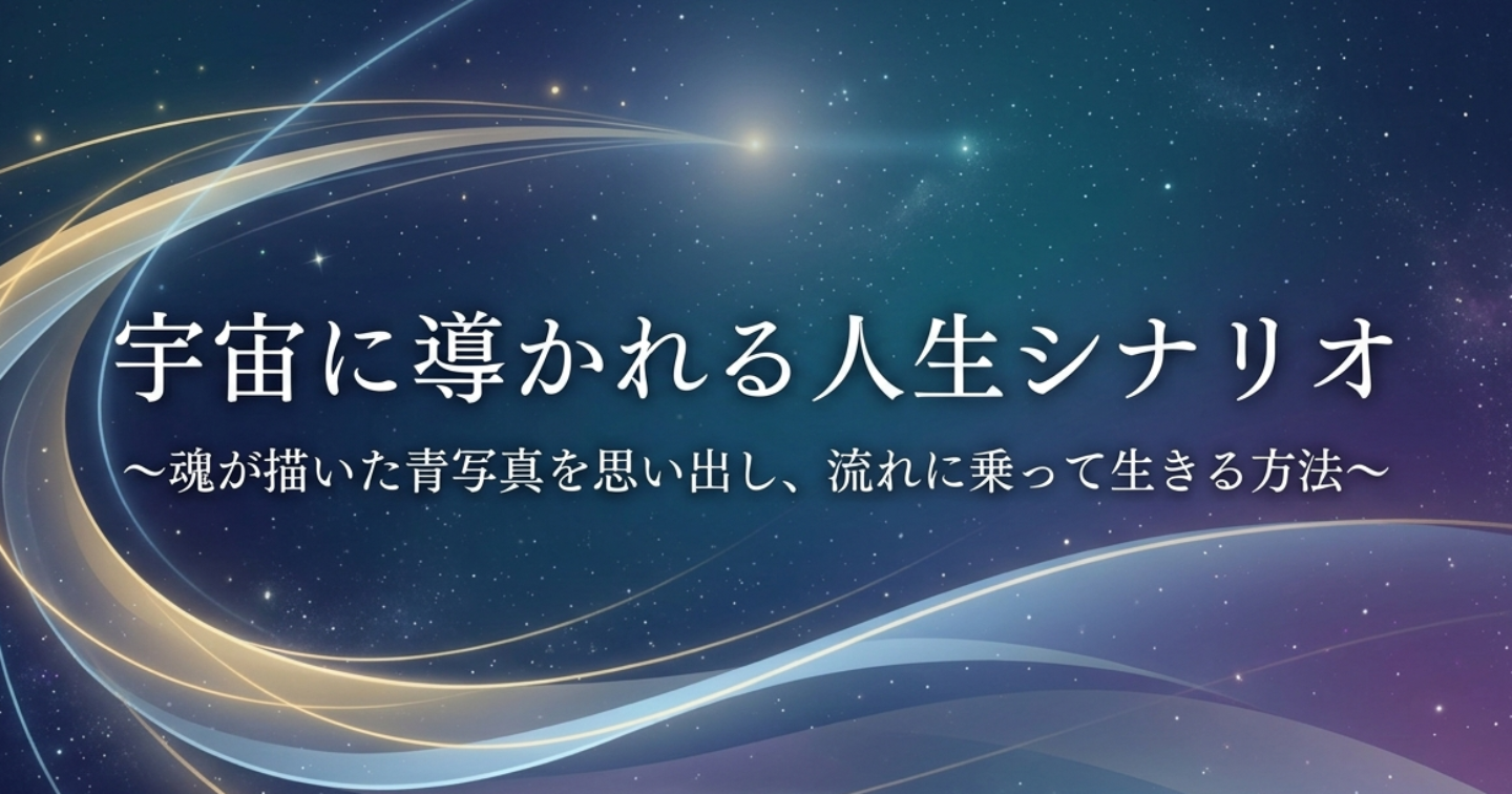 宇宙に導かれる人生シナリオ ～魂が描いた青写真を思い出し、流れに乗って生きる方法～
