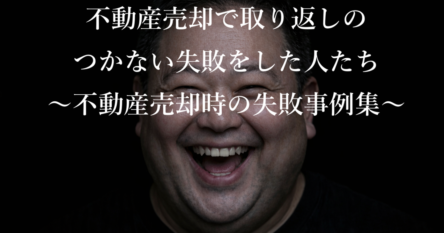 不動産売却で取り返しのつかない失敗をした人たち　〜不動産売却時の失敗事例集〜