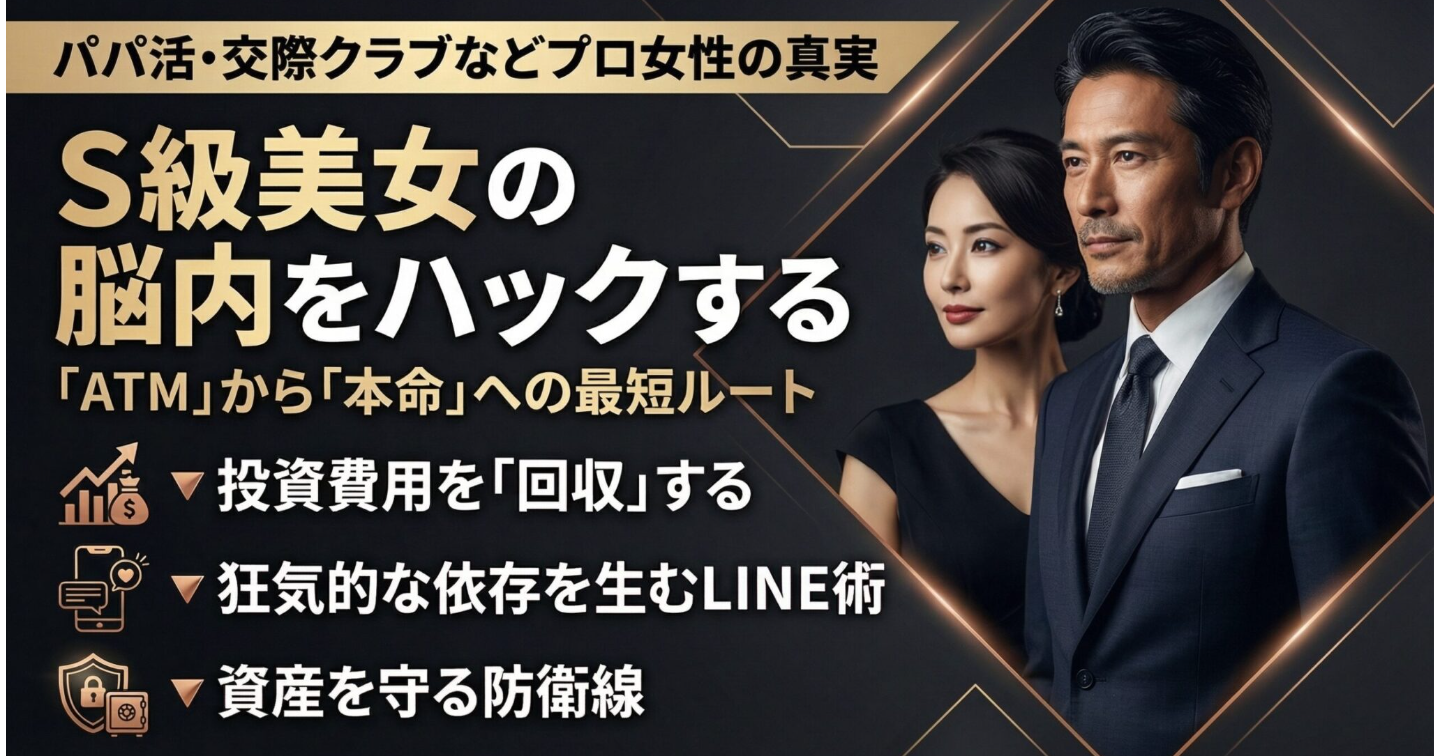 『S級美女の完全攻略ロードマップ』〜恋愛を“マーケティング”でハックする。お金目当ての「客」から、求められる「本命の男」への最短ルート〜