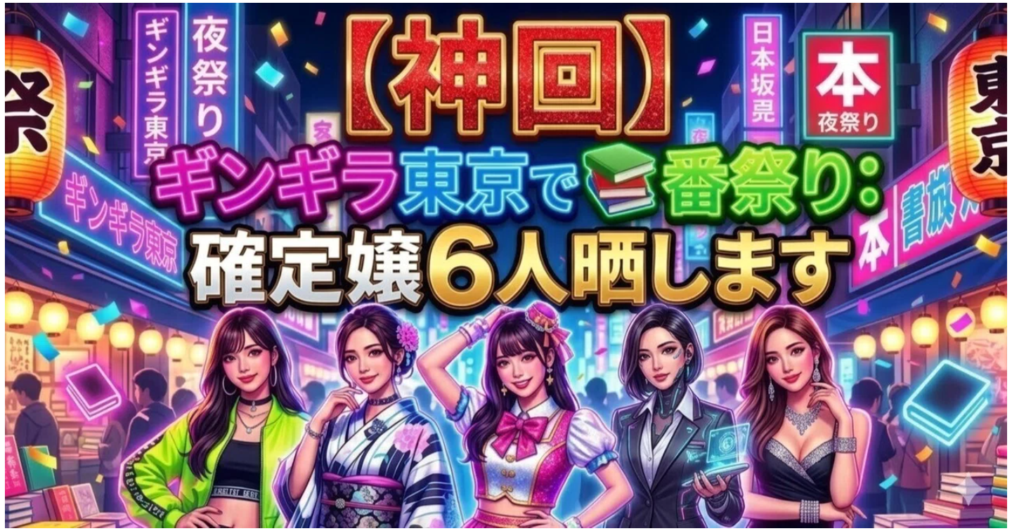 【神回】ギンギラ東京の「聖域」を暴く！📚番確定嬢6名の源氏名とロハで落とす禁断の攻略法【ガチ口コミ】