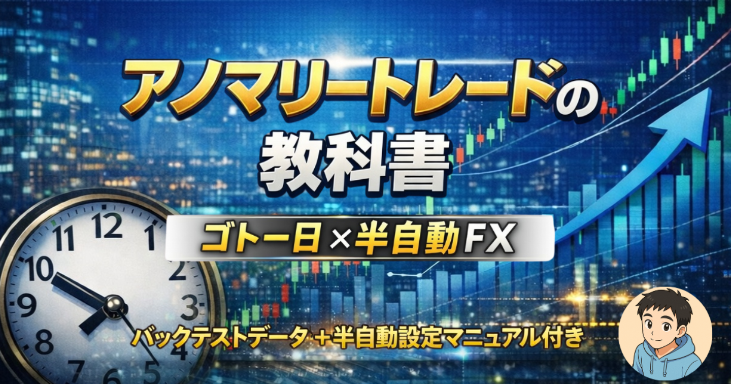 アノマリートレードの教科書｜ゴトー日×半自動FX