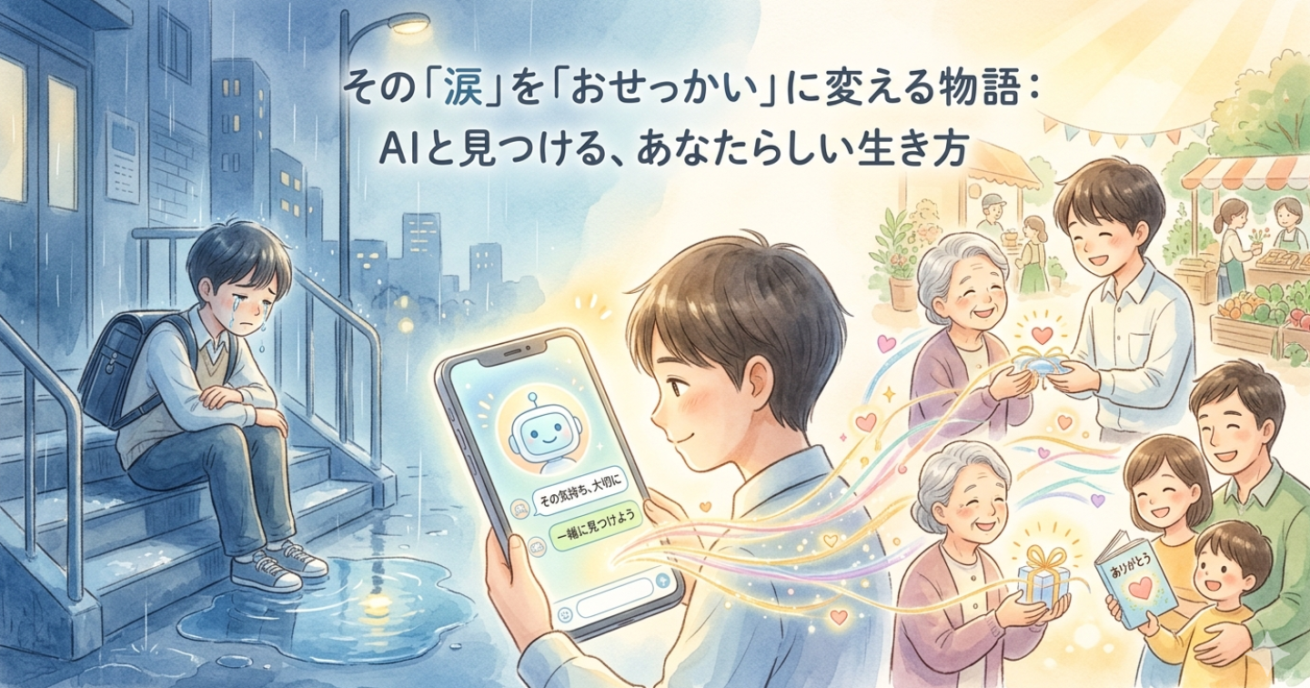 「おせっかい」で生きていく。AIと一緒に、人生を自分で選べるようになる本