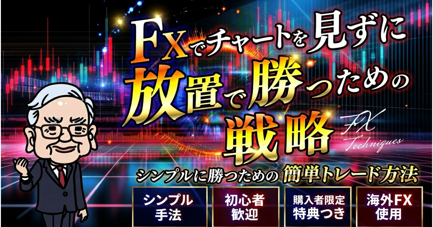 FXで1日たった5分の作業と放置で利益を出す裏技教えます