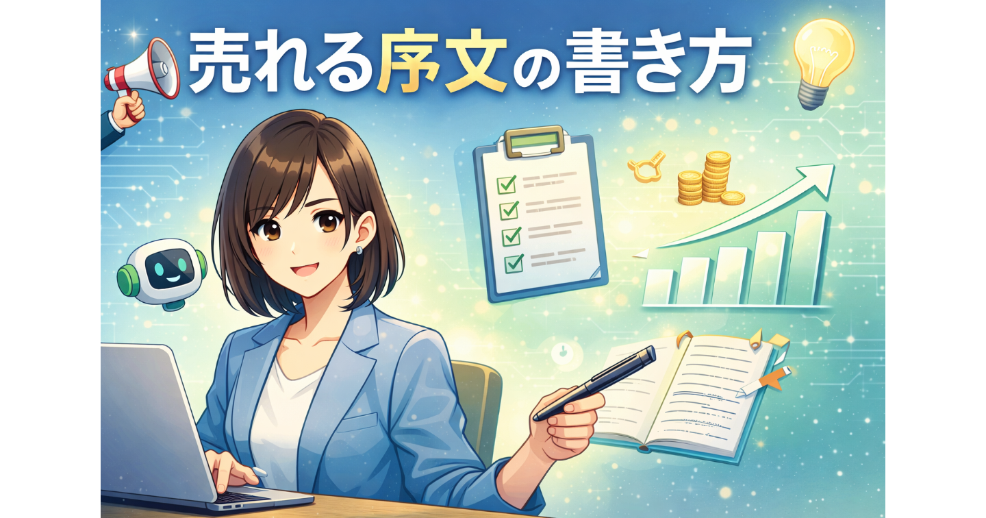 売れるコンテンツの序文(セールスレター)の書き方12選