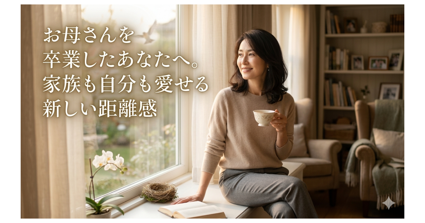 お母さんを卒業したあなたへ。家族も自分も愛せる新しい距離感