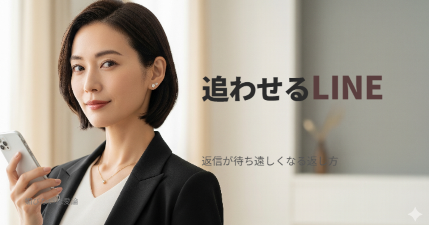 沼らせ女のLINE術｜返信が待ち遠しくなる女性の連絡の仕方
