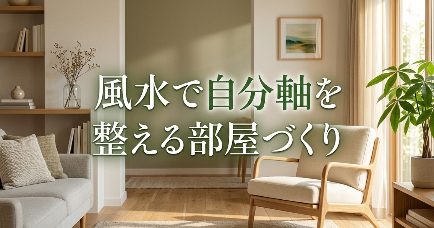 風水で自分軸を整える部屋づくり