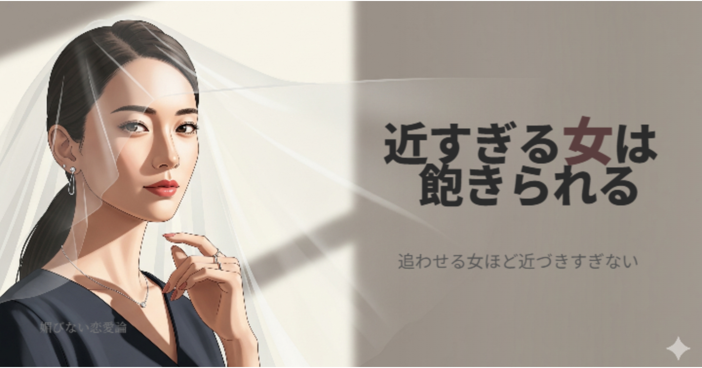 沼らせ女の距離感｜好きにさせる女性ほど“近づきすぎない”理由