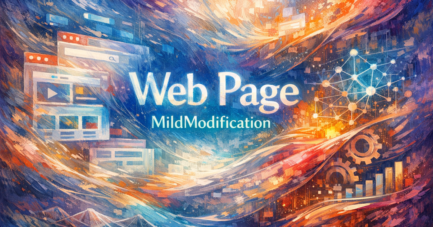 GoogleChrome拡張機能Web Page MildModification