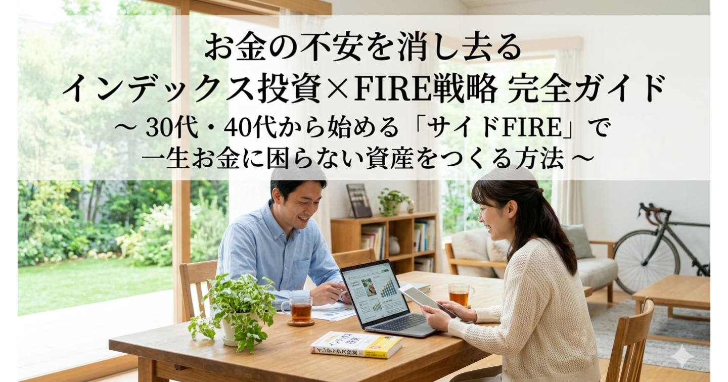 お金の不安を消し去るインデックス投資×FIRE戦略 