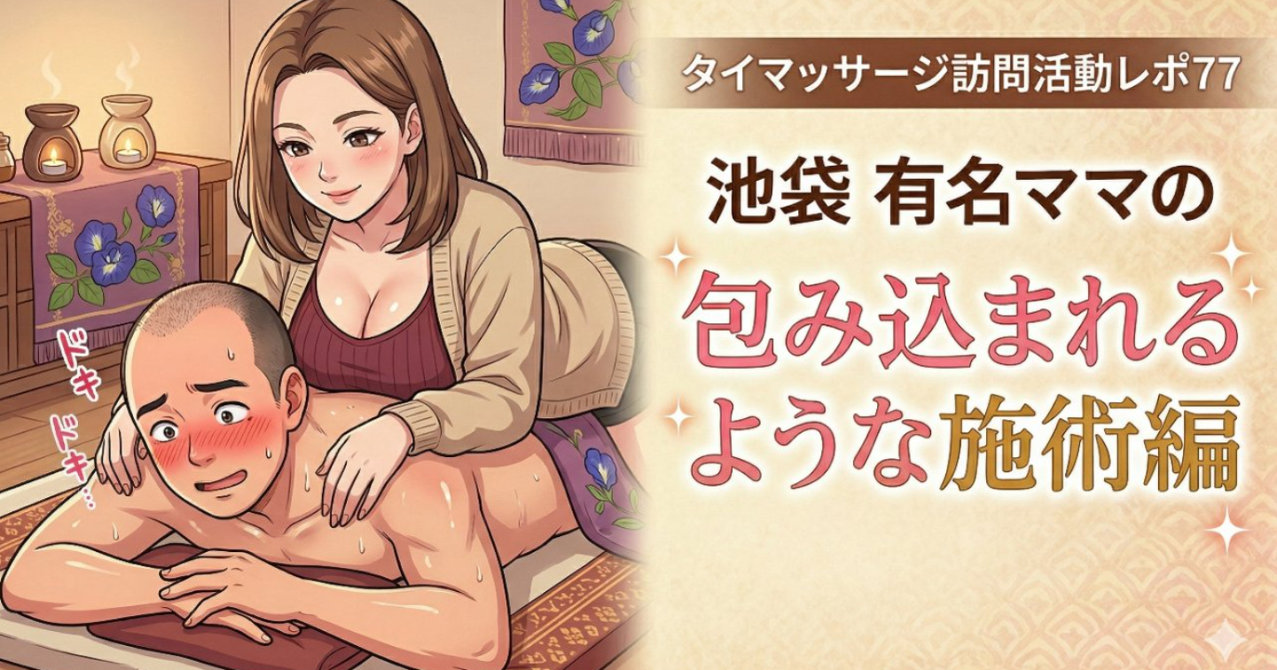 新Tips120.タイマッサージ訪問活動レポ77 池袋