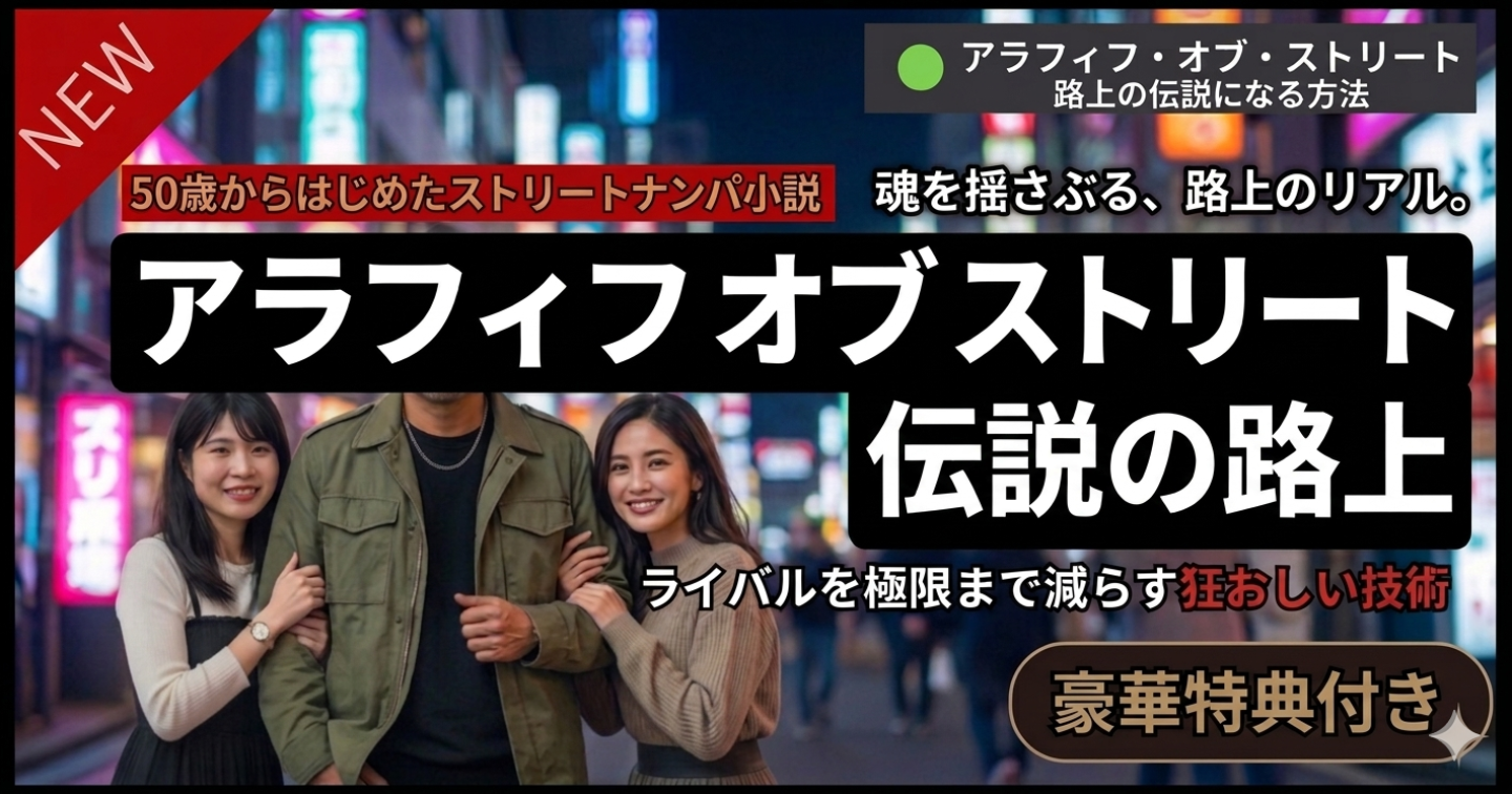 👑アラフィフ・オブ・ストリート：50歳が路上の伝説（レジェンド）になった話👑