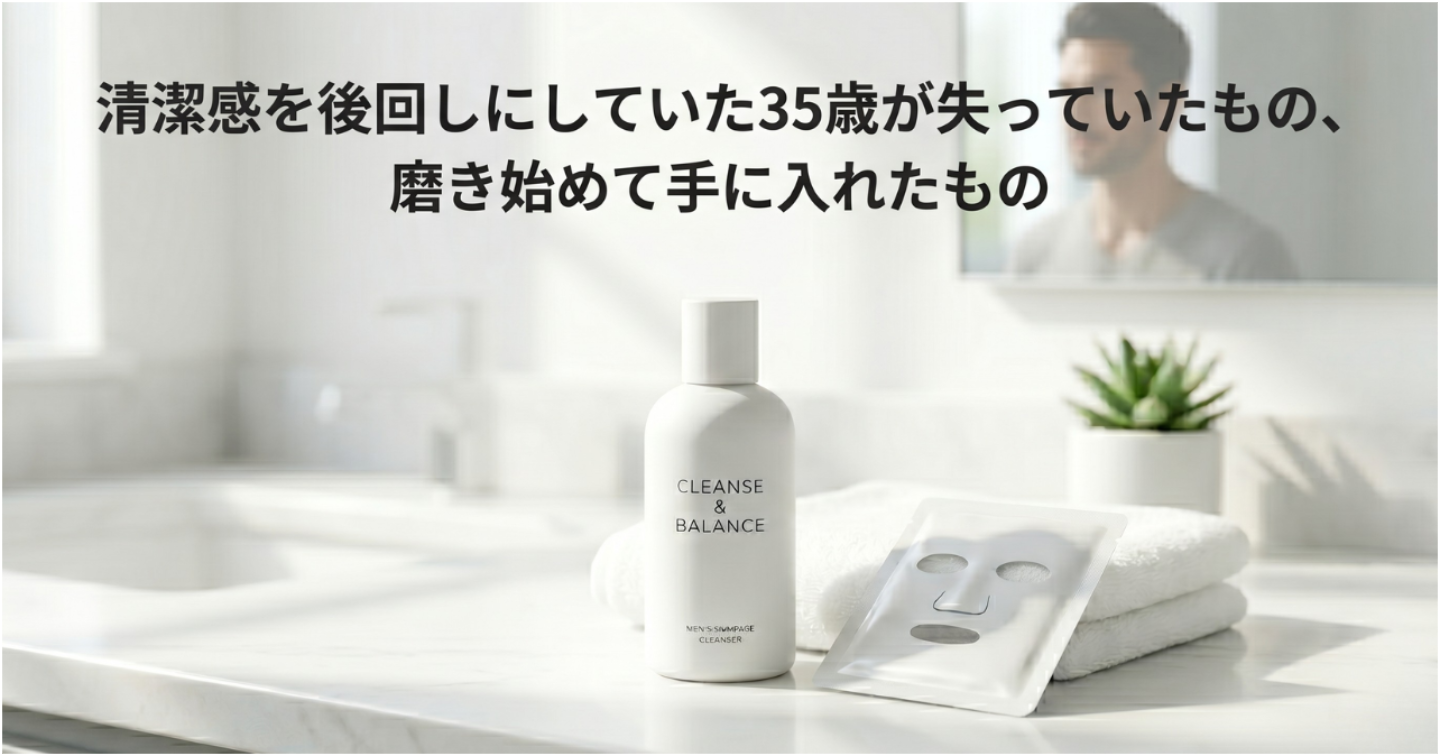 清潔感を後回しにしていた35歳が失っていたもの、磨き始めて手に入れたもの