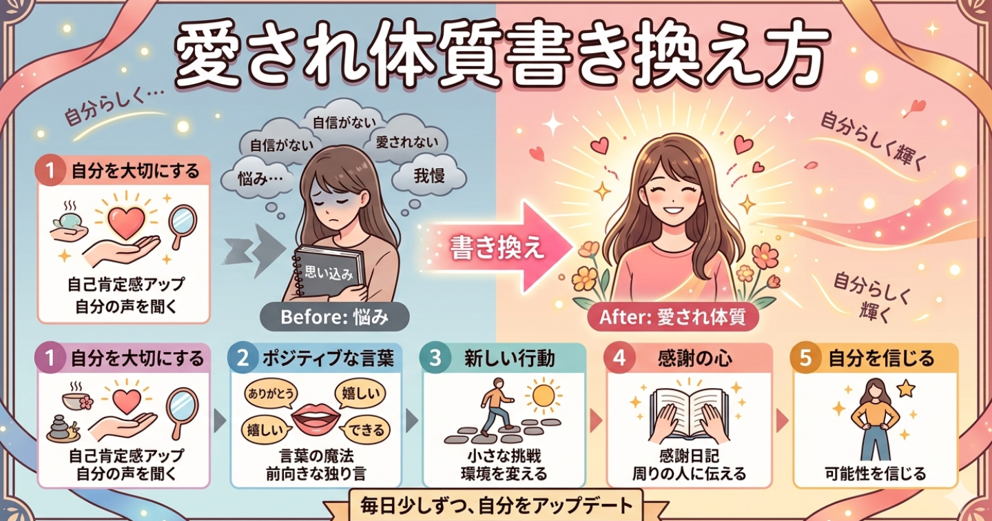 「好きすぎて苦しい、その感情の正体と、30代から始める"愛され体質"への書き換え方」 