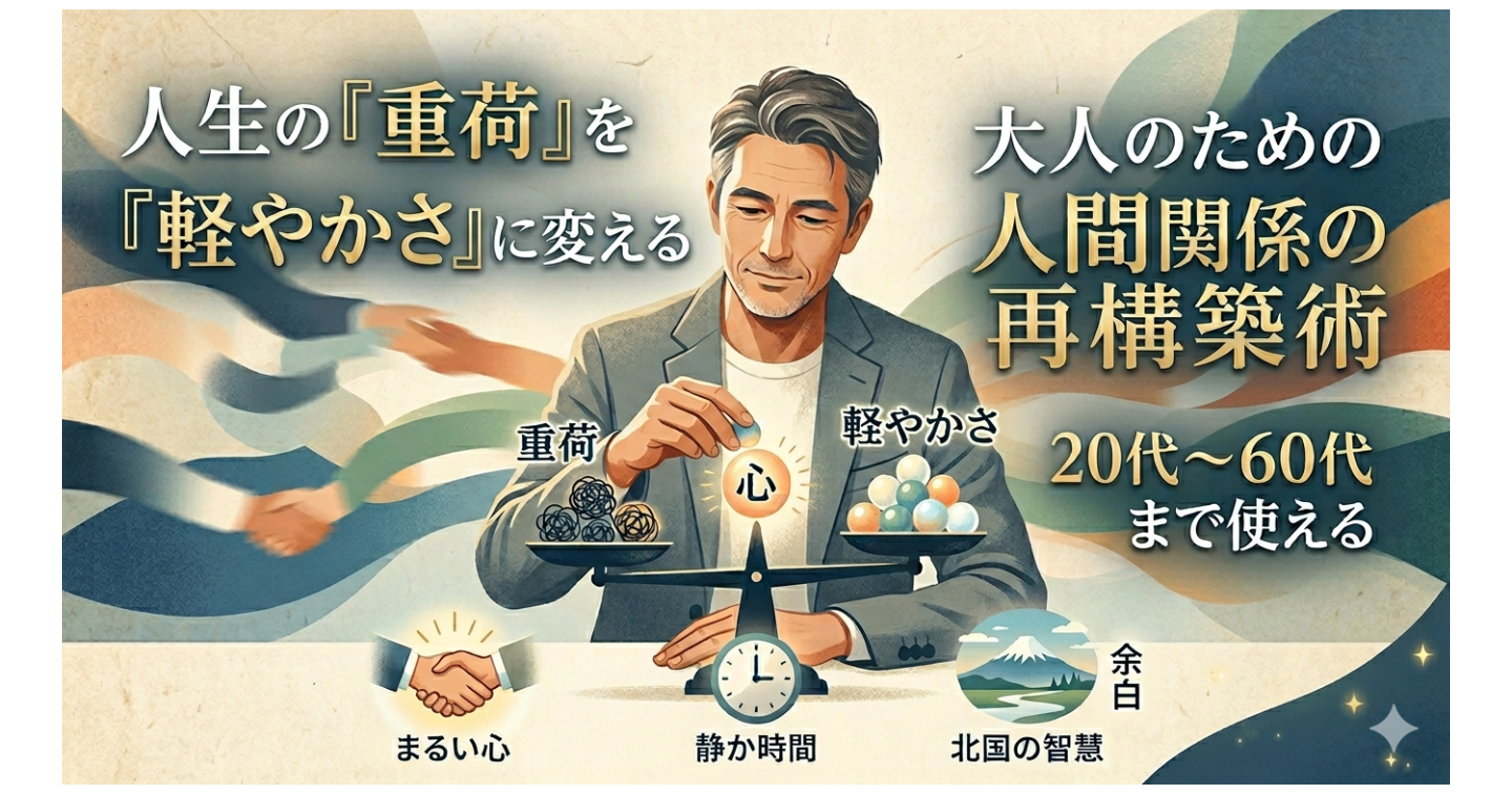 人生の「重荷」を「軽やかさ」に変える：２０代から６０代まで使える、大人のための人間関係・再構築術