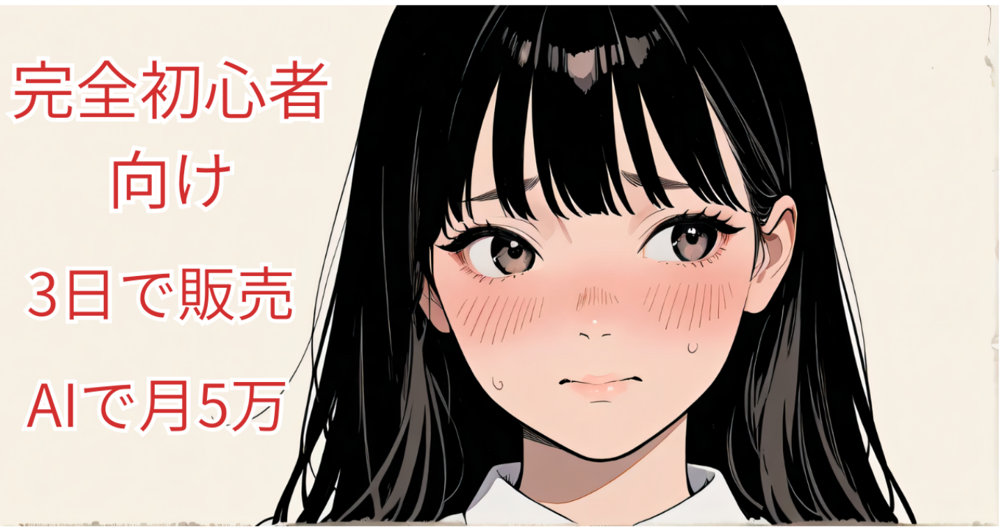 【完全初心者OK】ノースキルから3ヶ月で月5万円
AIエロイラスト副業の全手順（SeaArt×DLsite/FANZA）
