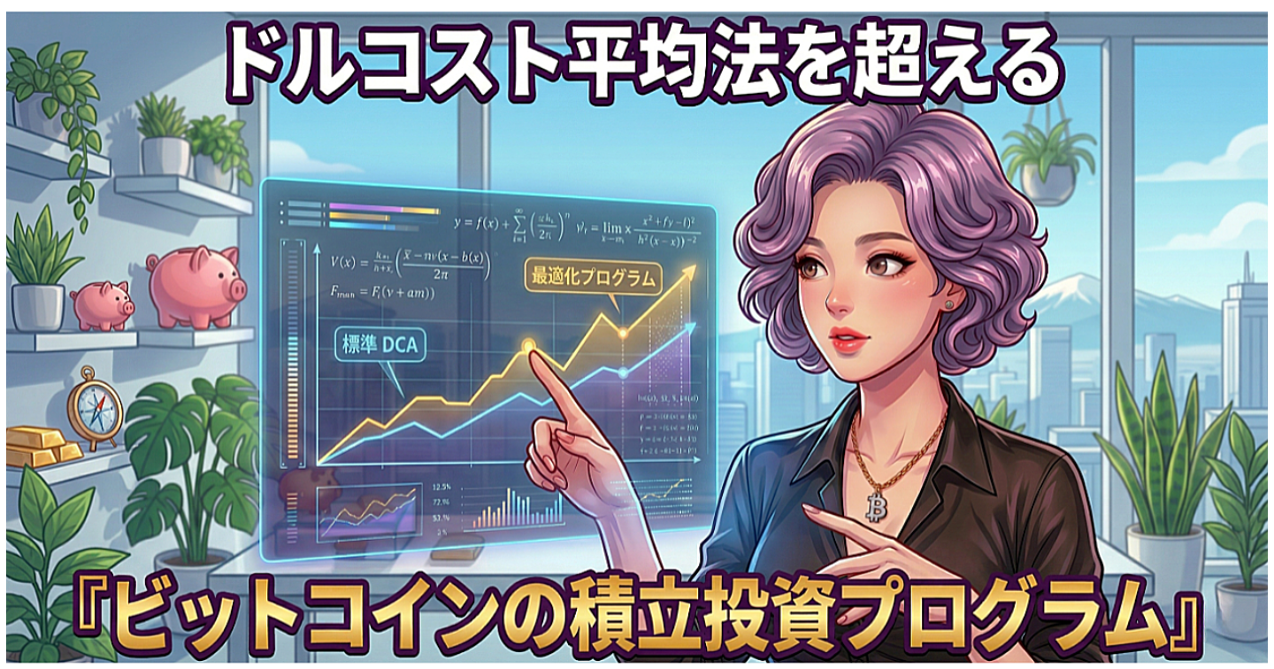 ドルコスト平均法を超える『ビットコインの積立投資システム』