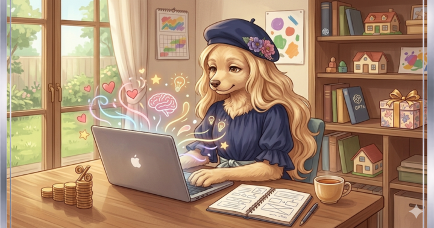 文章を書くのが楽しくなる魔法！🐶✨ ゆりさんのAI×ライティング副業ガイド