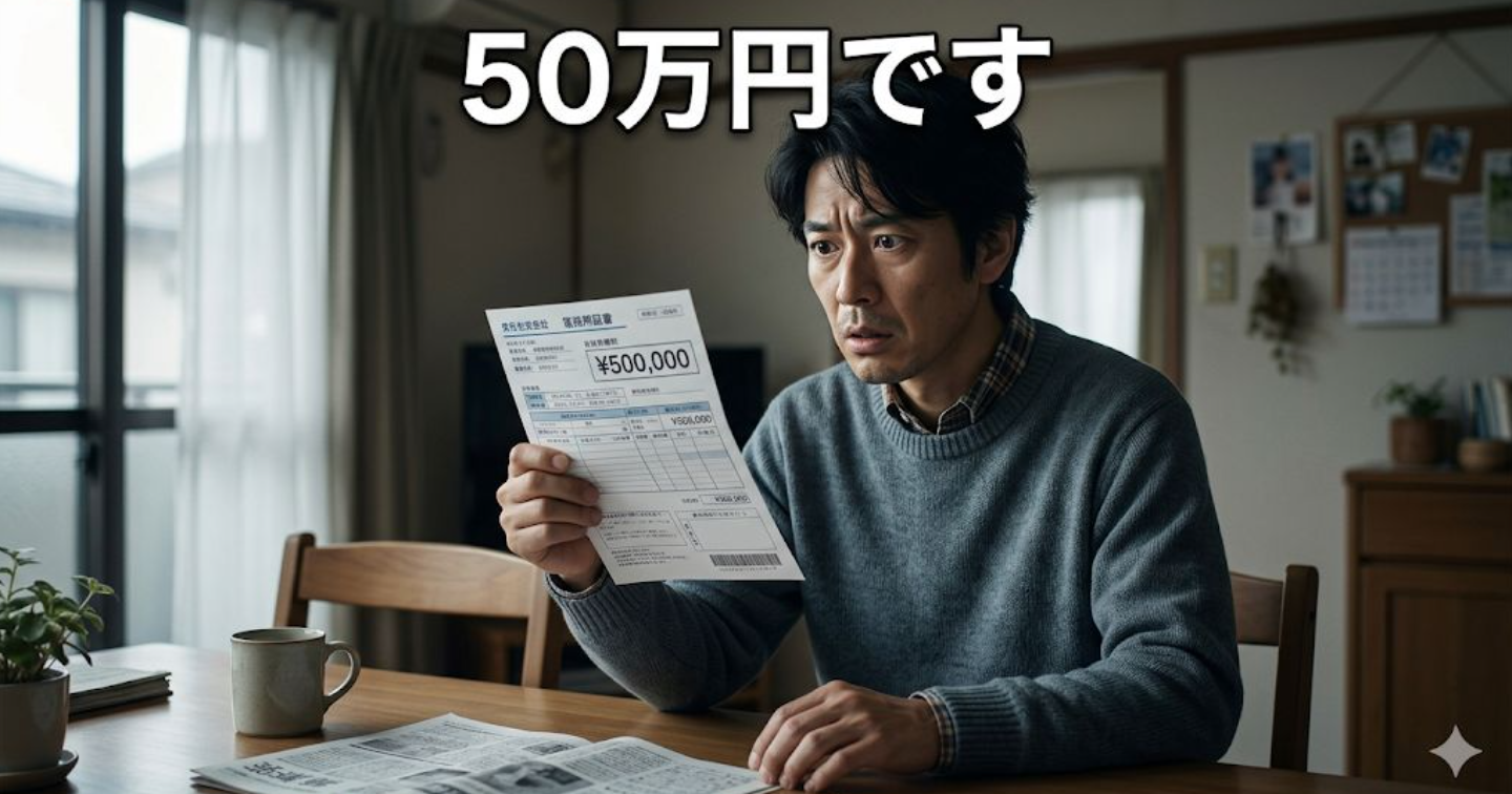 「50万円です」休職中の私に突きつけられた現実