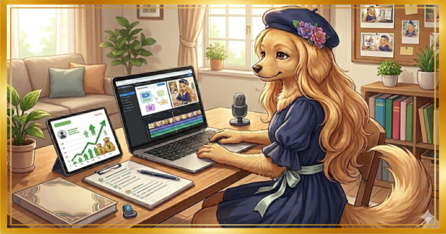 くんくん…これ、稼げる匂いがするよっ！🐕✨