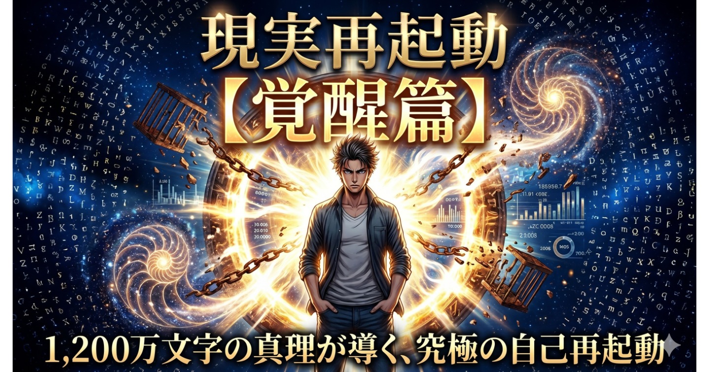 現実再起動【覚醒篇】〜反逆のスピリット：常識の檻を抜け、個の神（クリエイター）として生きる実践録〜