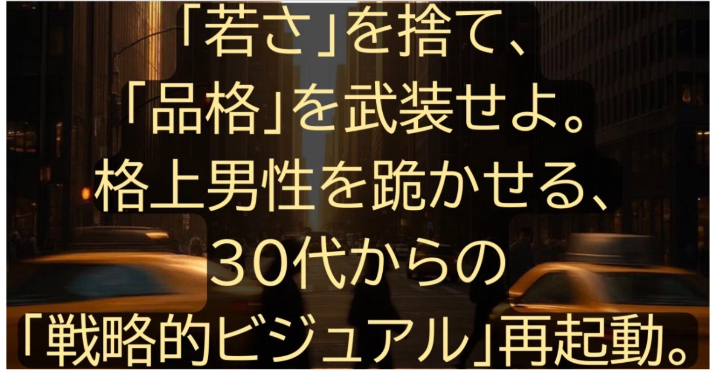 【再起】女の戦略的ビジュアル構築術