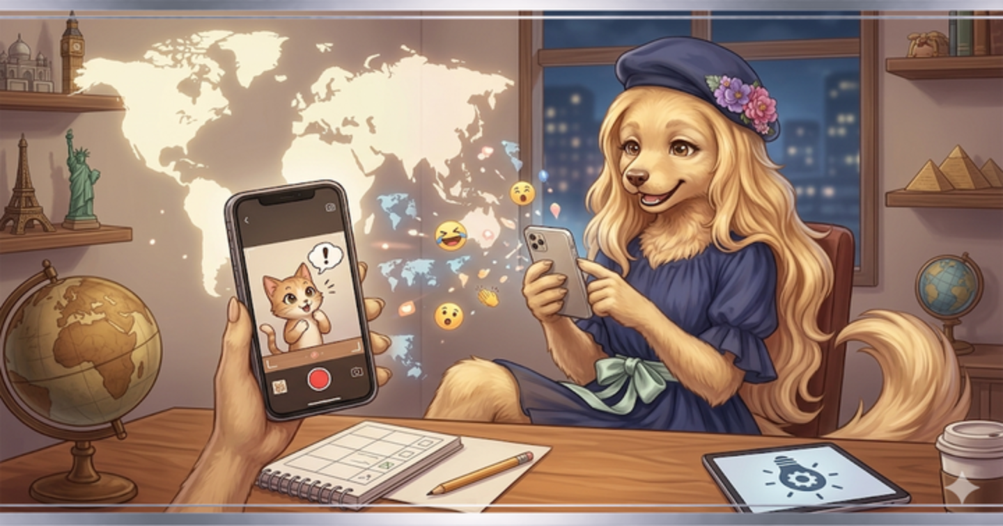 スマホ1台で世界デビュー！？夢が広がるワン！🐾
