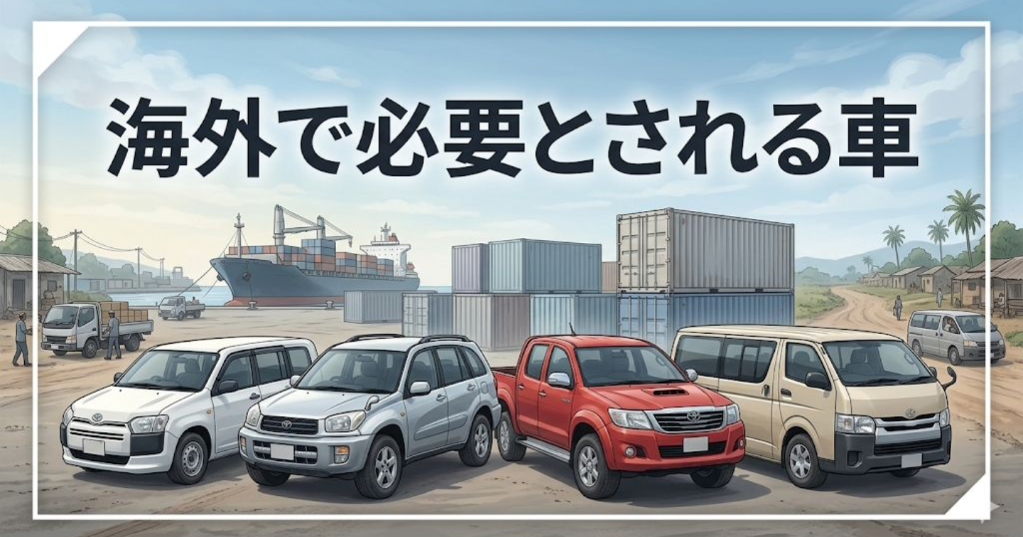副業で中古車輸出を始めるなら｜利益が出やすい車には“共通点”がある